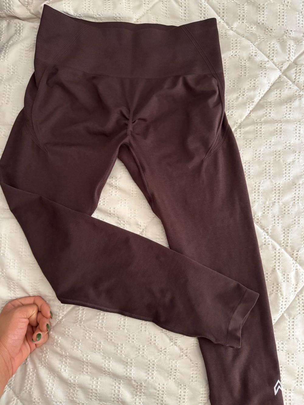 Plum brown oner active  Leggings size L - Picture 2 of 3